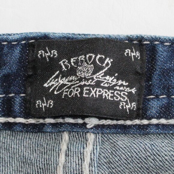 Berock for Express Boot Cut Jeans Women Size 8 R - Picture 4 of 7